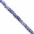 25cts Tanzanite Smooth Rondelles Approx 3x1mm, 18cm Strand With Spacers