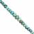 25cts Turquoise Graduated Faceted Rondelle Approx 3x1 to 6x3mm, 20cm Strand