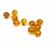 Baltic Cognac Amber Round Beads, Approx 5mm (10pk)
