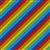 Rainbow Striped Fabric 0.5m