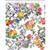 Decoupage Collection Birds Flowers Mixed Fabric 0.5m