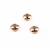 Rose Gold 925 Sterling Silver Rondelle Slider Beads Approx 7x3mm, 4pcs