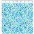Sew Spring Collection Mini Squares Blue Multi Fabric 0.5m
