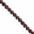 18cts Garnet Faceted Coin Approx 3 to 4mm 20cm Strands 