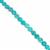 380cts Dyed Light Blue Magnesite Faceted Coins Approx 19.5mm, 38cm Strand