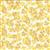 Little Miss Sunshine Blossom Yellow Bali Batik Fabric 0.5m