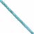 13cts Turquoise Smooth Barrel Approx 3x4mm, 15cm Strand