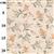 Natural Floral Linen Rayon Prints Fabric 0.5m
