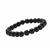 75cts Black Onyx Smooth Round Approx 8mm Stretchable Bracelet 17cm