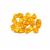 Baltic Butterscotch Amber Dragon Scale Beads, 8x6x1.5mm (20pk)