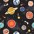 Lewis & Irene Space Glow Planets Fabric 0.5m