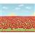 Lewis & Irene Poppies Collection Poppy Field Double Edge Border Fabric 0.5m
