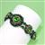 Emerald Glass, 14mm &18mm Rivoli, 4mm & 6mm Bicone Beads Strands, Hex Seed Beads Silver 8/0 & Silver 11/0