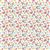 Poppie Cotton Hopscotch & Freckles Flowers White Fabric 0.5m