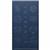 Sashiko Tsumugi Preprinted Kamon 19 Indigo Blue Fabric Panel 108x61cm