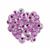 Preciosa Ornela Glass Beads, 9mm - Purple Lined Crystal (50pk)