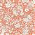 Liberty Emily Belle Jewel Tones Tangerine Fabric 0.5m