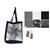 Suzie Duncan's Crazier Eights Flower Black & Grey Tote Bag Kit: Instructions, Fabric (1m) & FQ's (5pcs)