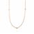 Rose Gold 925 Sterling Silver Disco Ball Necklace Approx 3mm, 18inch 