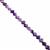 165cts Amethyst Puffy Diamonds Approx 10mm, 38cm Strand