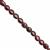 45cts Bharat Garnet Smooth Oval Approx 6x5 to 8x6mm, 20cm Strand With Spacers