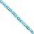 18cts Sleeping Beauty Turquoise Graduated Smooth Rondelle Approx 2.5x2 to 4x2mm, 19cm Strand