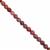 195cts Ruby Smooth Round Approx 2 to 5mm, 100cm Strand