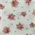 Floral Story Rose On Mint Fabric 0.5m - Sewing Street exclusive