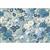 Sanderson Southwold Blue Collection Rose & Peony Medium Blue Fabric 0.5m 