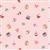 Lewis & Irene Small Things… Sweet Cupcakes Pink Fabric 0.5m