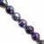 AB Coated Smooth Round Amethyst Approx 7 to 8mm, 21cm Strand