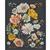Moda Woodland & Wildflowers Charcoal 0.9m Panel