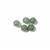 10cts Type A Emerald Green oil Jadeite Plain Rounds Approx. 6mm, 5pcs