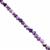 175cts Amethyst Fancy Triangles Approx 10mm, 38cm Strand