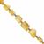 55cts Rio Golden Citrine Faceted Tumble Approx 7x6 to 12mm 19cm Strands With Hematite (Approx 3mm) And Plastic Spacers