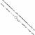 Platinum Forzantina Chain, Approx 1.5mm, 18"/46cm 