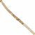 50cts Imperial Topaz Graduated Faceted Rondelles Approx 3 to 4mm, 32cm Strand