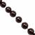 75cts Star Garnet Smooth Round Approx 7 to 9mm, 12cm Strand with Spacers