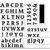 Stencil Up Slab Serif Letter Set and Masks (Upper & Lower cases)