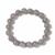 140cts Grey Khotan Jade Plain Rounds Bracelet, Approx 10mm