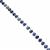 180cts Sodalite Top Drilled Drops Approx 8x10mm, 38cm Strand