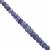 15cts Tanzanite Faceted Rondelles, Approx 2x1 - 5x3mm, 10cm Strand
