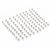 Silver Plated Base Metal Plain Spacer Beads, Approx 4mm, Pack of 100pcs
