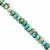 38cts Turquoise Smooth Rondelle Approx 3.5x2.5 to 6x4mm, 20cm Strand
