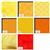 Yellow Long Quarter Fabric Pack - 8 Pieces (25cm x 112cm)