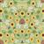 Lewis & Irene Sunflowers Collection Sunflowers Bees And Hives Green Fabric 0.5m