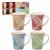 William Morris Meadow Mugs Set of 4