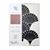 Stencil Up  Fluted Fans Art Deco repeating adhesive-backed stencil