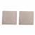 Grey Necklace and Earring Pouch, Approx 10x9.5cm, 2pcs