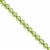 25cts Red Dragon Peridot Faceted Round Approx 3 to 3.50mm, 30cm Strand